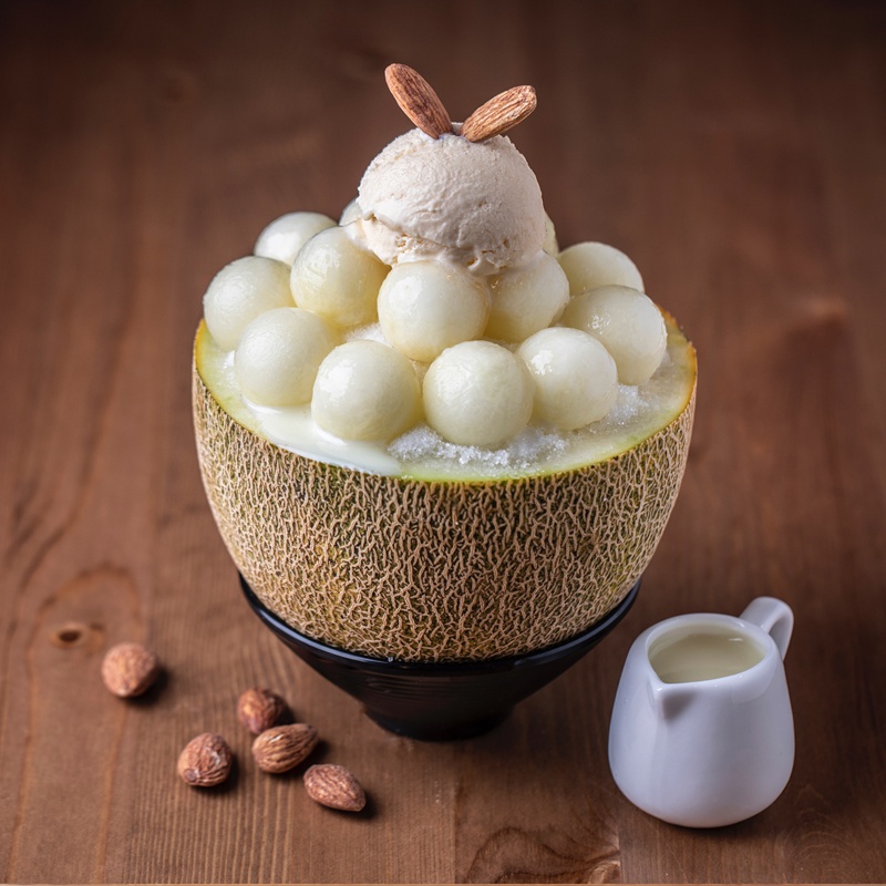 fresh melon snow ice